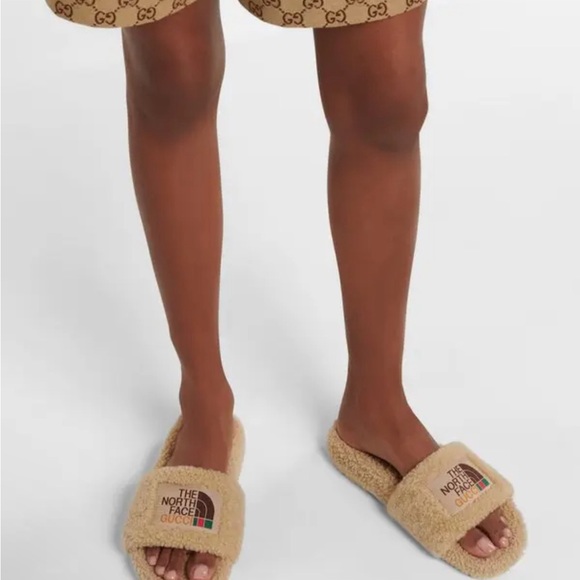 GUCCI SHOES 100% AUTHENTIC GUCCI X THE NORTH FACE SANDALS GUCCI SANDALS - Picture 11 of 15